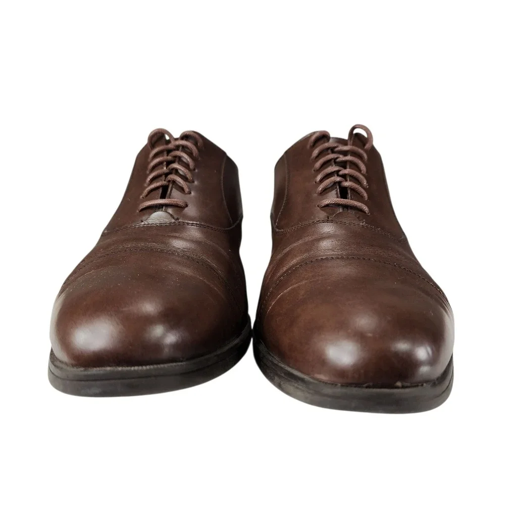 Cole Haan Grand OS Dress Shoes sz 11M Mens Brown Leather‎ Derby Oxford C20409